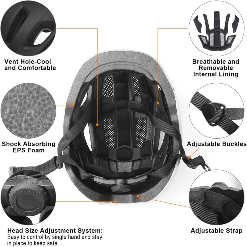 Glaf Baby Bike Helmet Toddler Helmets for 1 Year Old and up Infant Girls Boys Multi Sport Adjustable for Scooter Bicycle Kids Youth Child Skateboard Safety Cycling - Image 4